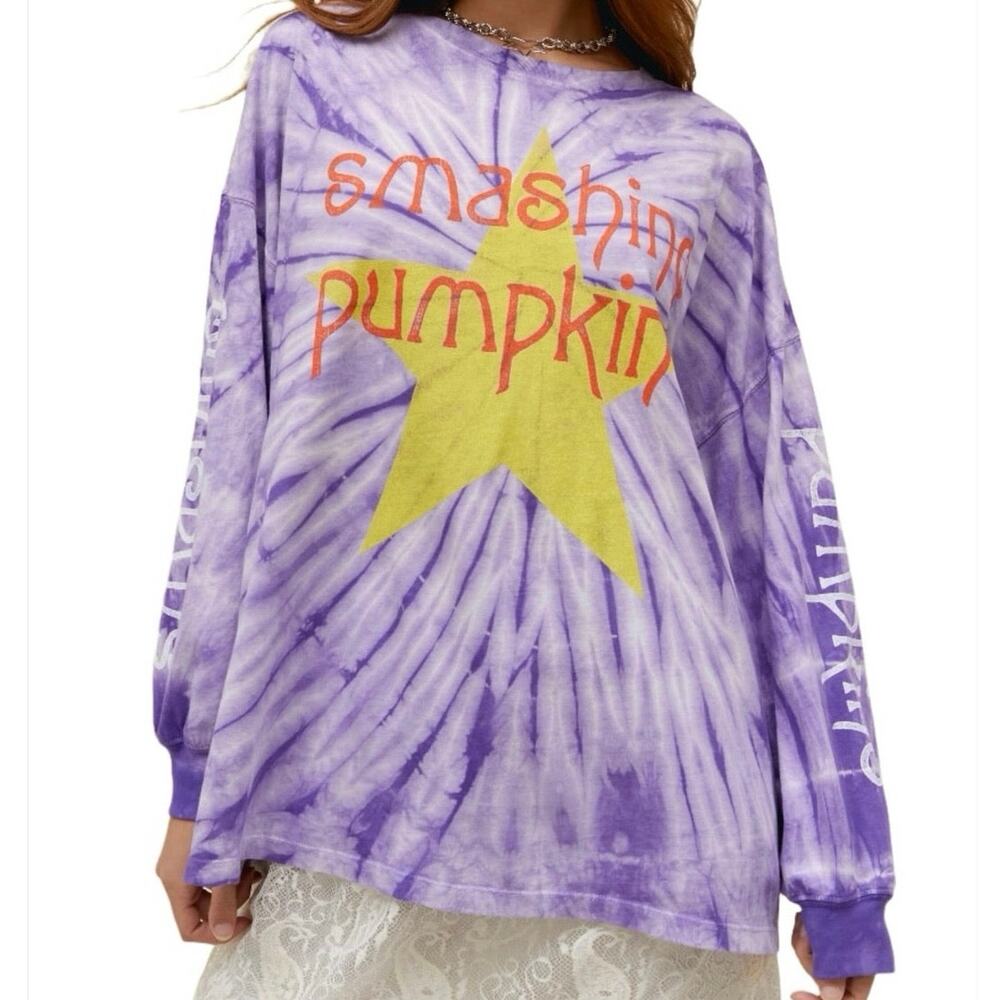 DAYDREAMER Smashing Pumpkins Siamese Dream Star Long Sleeve One Size MSRP $118